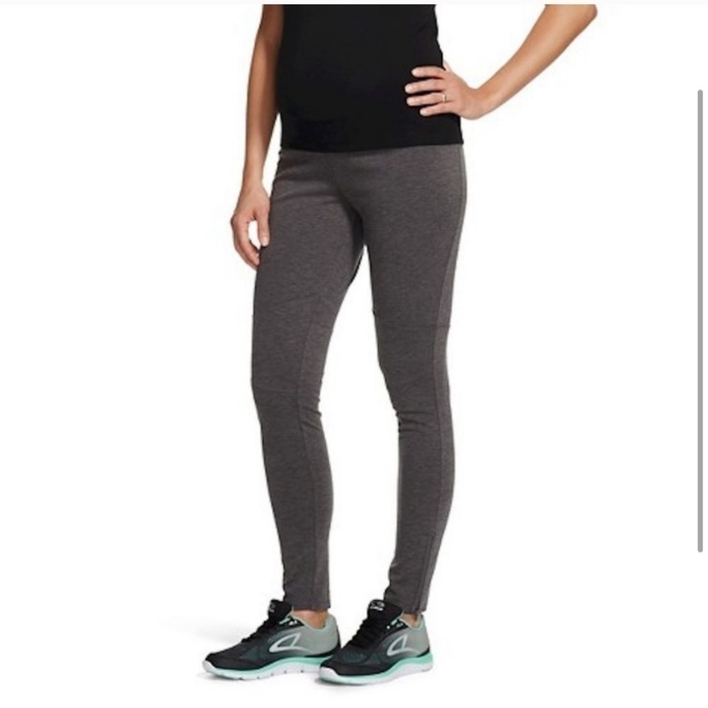 Liz Lange Maternity Grey Legging Comfy Pant Size Medium